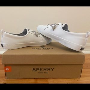 SPERRY Crest Vibe Leather Sneakers w/ Memory Foam